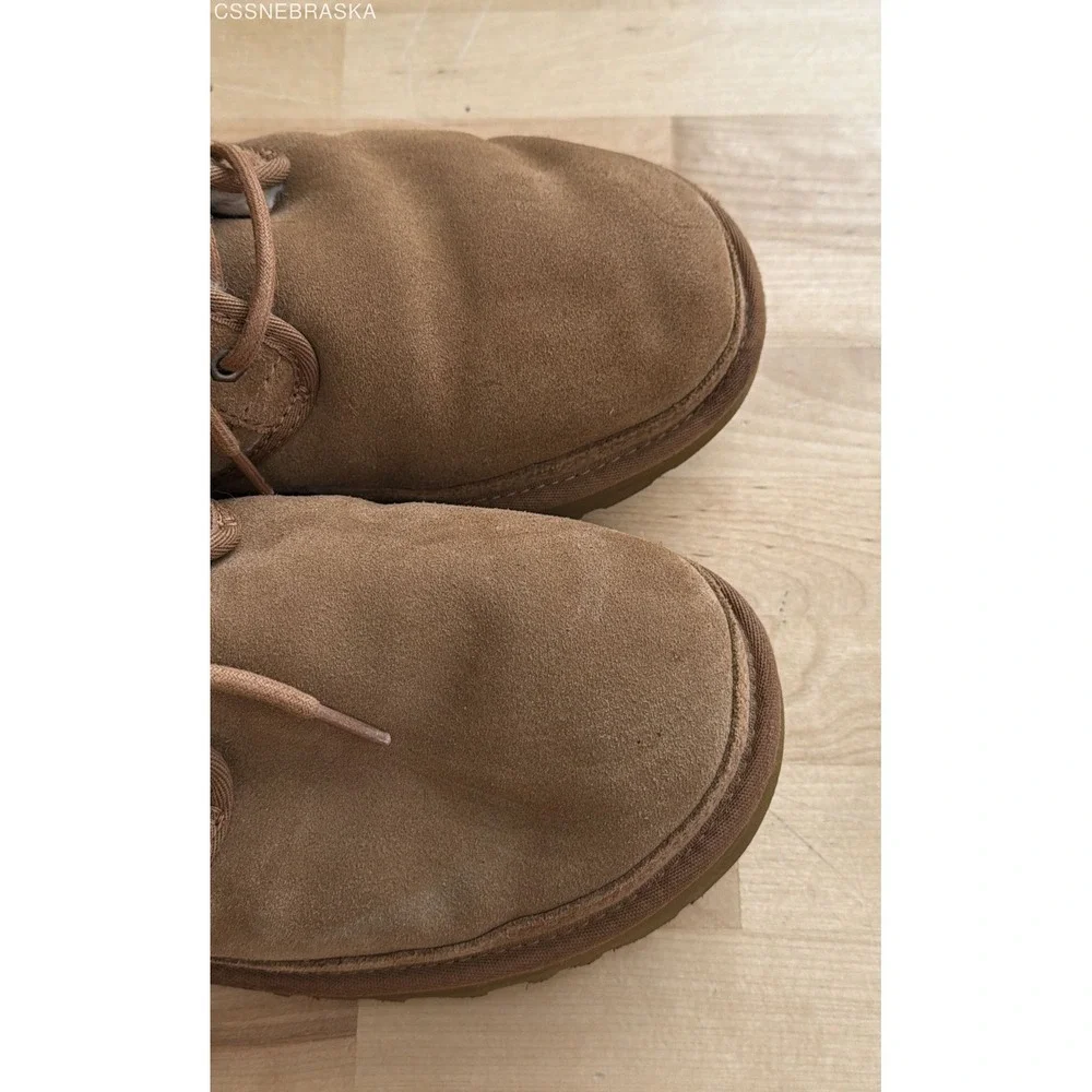 UGG Neumel Chestnut Suede Lace Up Chukka Boots Men's Size 12